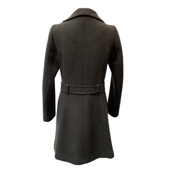 Soia & Kyo Wool Blend Moto Zip Jacket Women's Size Medium Dark Green - Picture 2 of 5